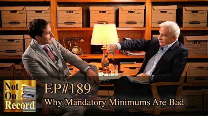 Why mandatory minimums are bad?