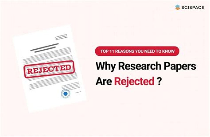 Why papers are rejected?