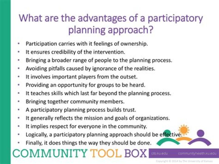 Why participatory approaches are important in planning?