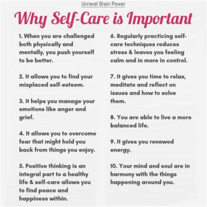 Why self care is important?