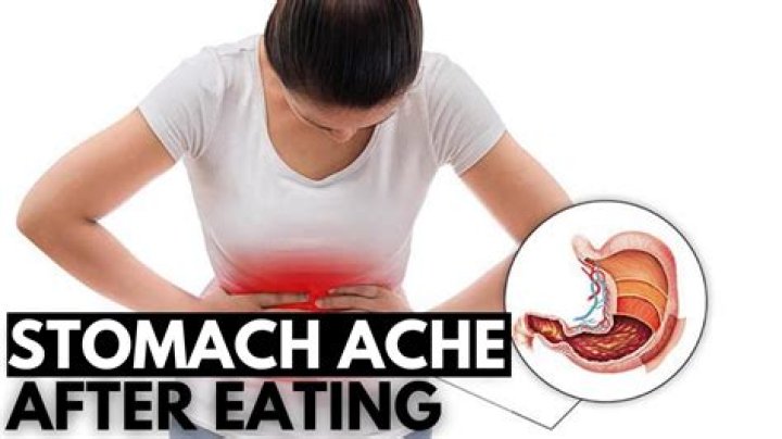 Why stomach aches after eating?