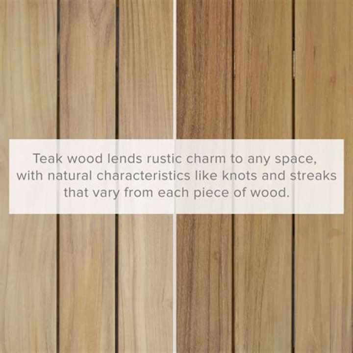 Why teak wood is water-resistant?
