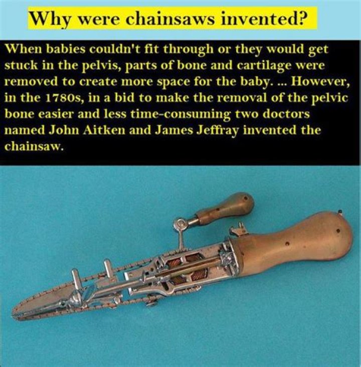 Why were chainsaws invented?