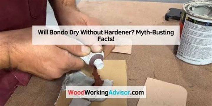 Will bondo work without hardener?
