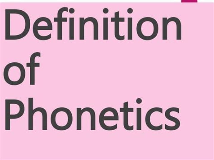 Will you give the definition of phonetics?