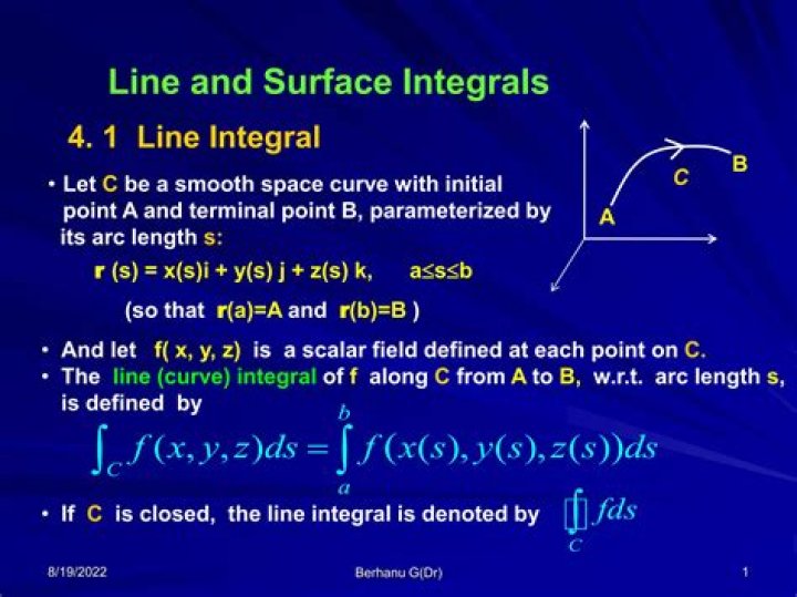 Work = line integral over closed loop