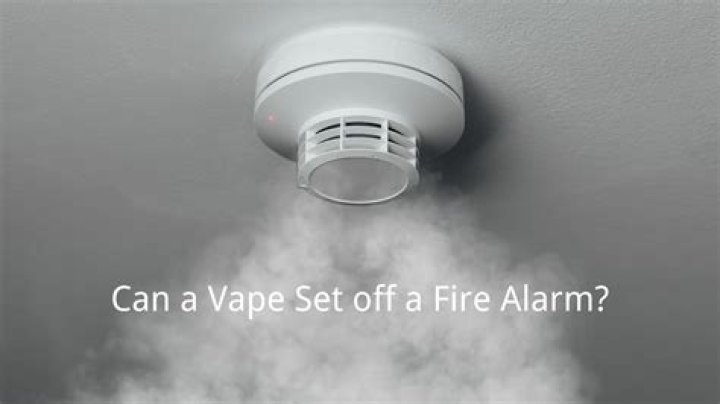 Would a vape set off a smoke alarm?