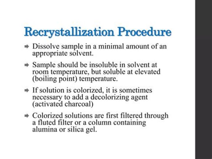 Would acetone make a good recrystallization solvent?