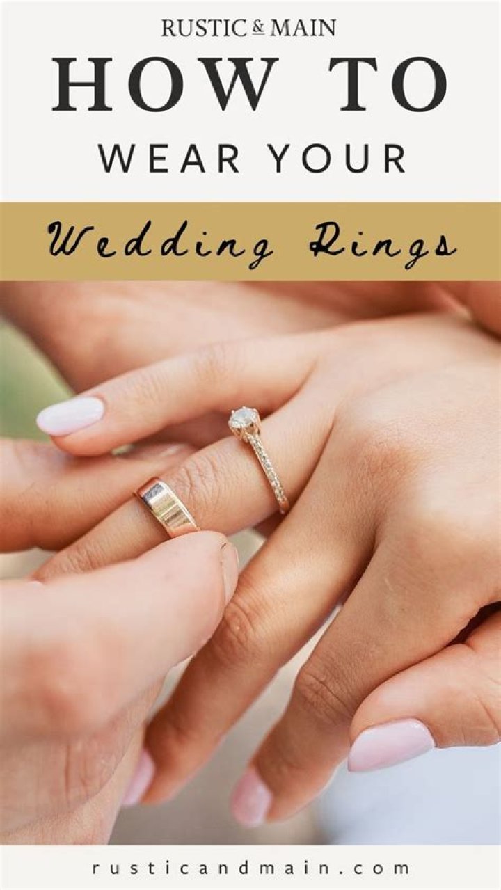 Would you wear your wedding rings?